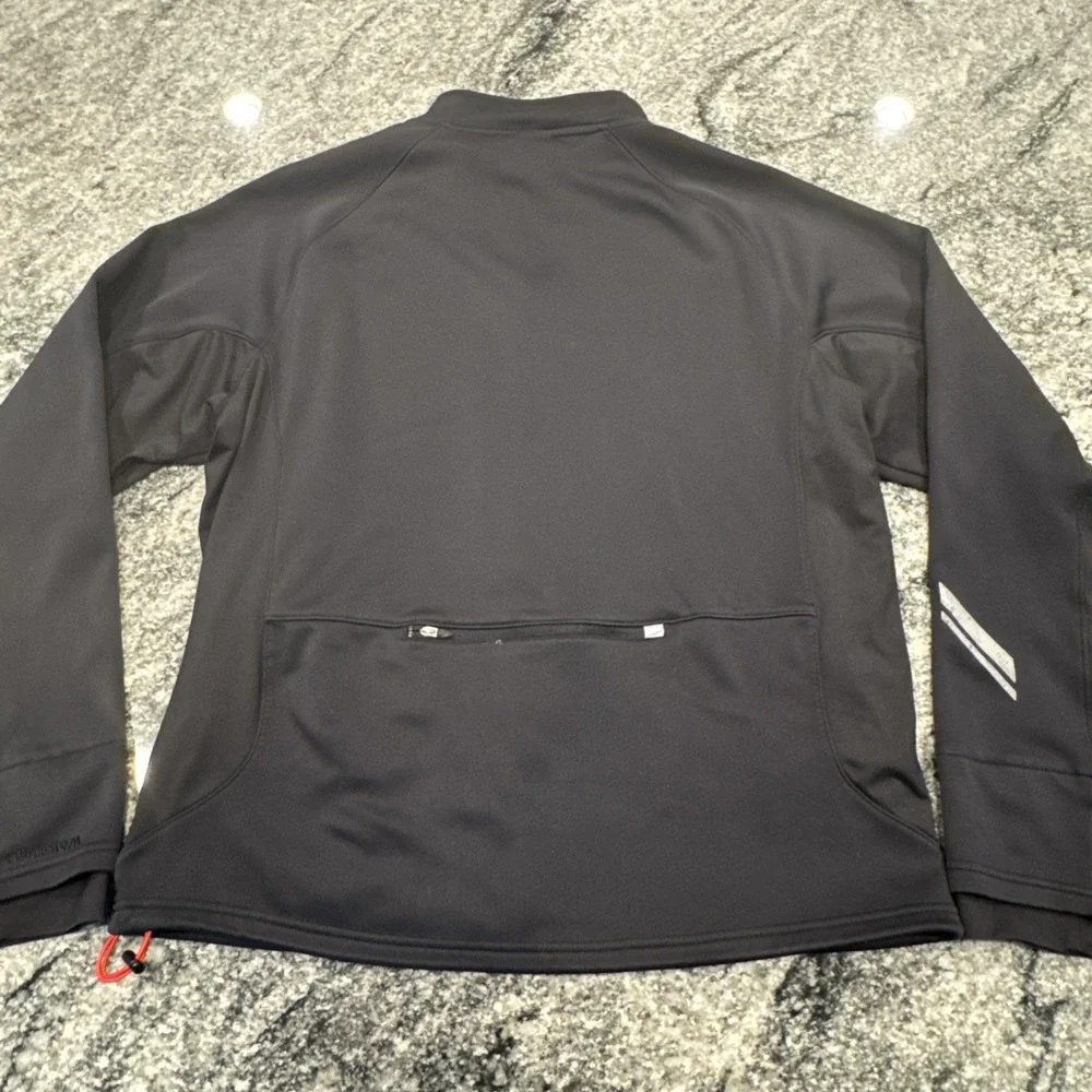 Under Armour Jacket Fleece Mens XXL Black Gray‎ Full Zip Cold Gear Storm Running
